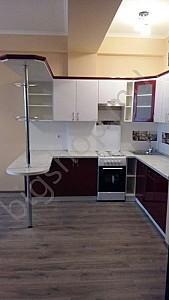 Set mobila bucatarie Big kitchen 2.6/1.9 m Red and White II