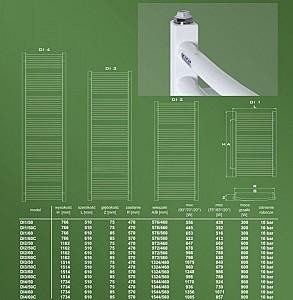 Uscător de prosoape Dagat DIGA DI1-50C