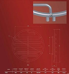 Uscător de prosoape Dagat Triada K Gold (TK90K)