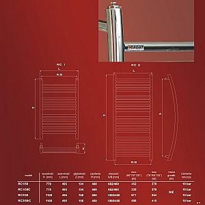 Uscător de prosoape Dagat Almeria RC1-50C