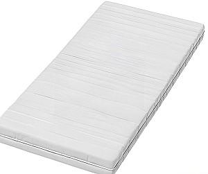 Pat copii Acma Meble Acma II 80x160 bariera/sertar/saltea 7cm Alb/Gri