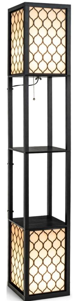Lampadar Costway EU10046DE Alb/Negru