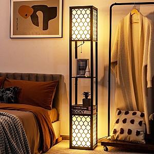 Lampadar Costway EU10046DE Alb/Negru