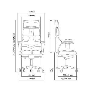Fotoliu de birou Kulik System Pyramid Bej/Nisip