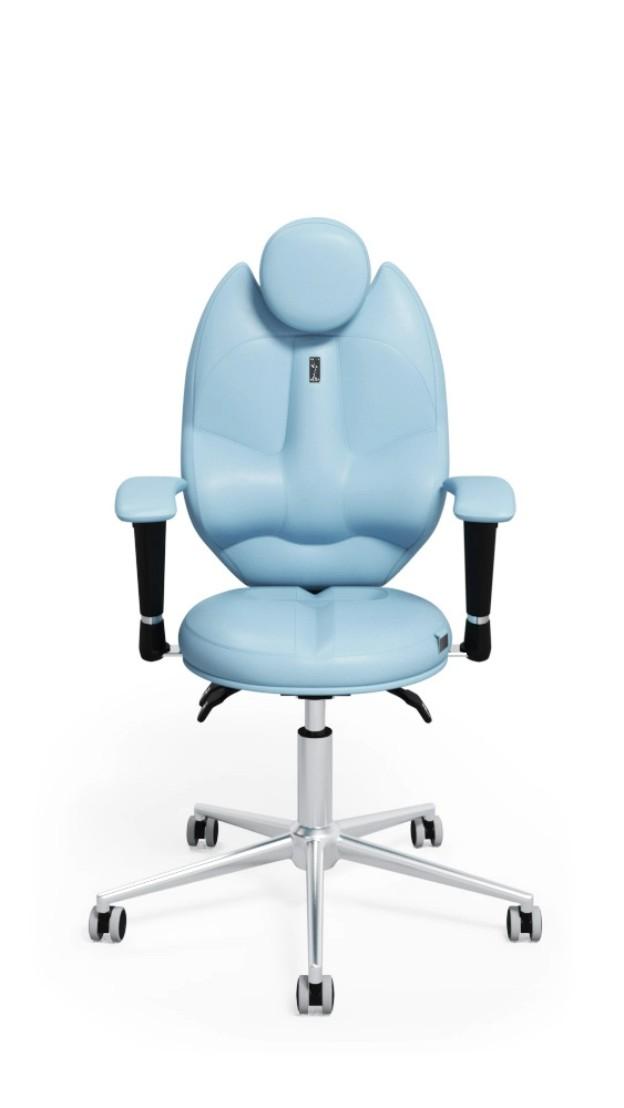 Fotoliu de birou Kulik System Trio Albastru deschis