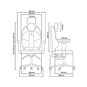 Fotoliu de birou Kulik System Trio Albastru deschis