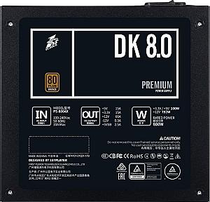 Sursa de alimentare 1STPLAYER DK 800W PREMIUM 0.8 Black (PS-800AX)