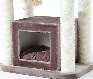 Ansamblu pentru pisici PETREBELS Sweet Petit Villa 150 Cappuccino