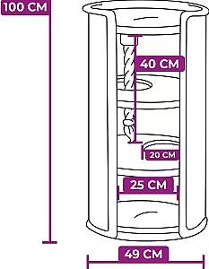 Ansamblu pentru pisici PETREBELS Champions Only Superdome 100 Pepper