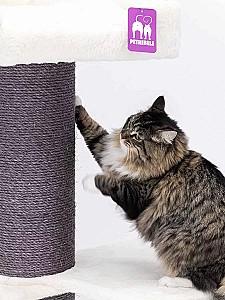 Ansamblu pentru pisici PETREBELS Maine Coon 117 OFF White