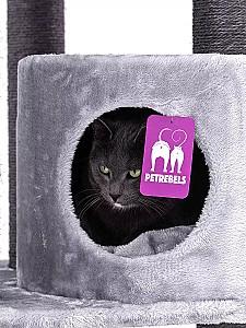 Ansamblu pentru pisici PETREBELS Kings&Queens Charlotte 134 Grey