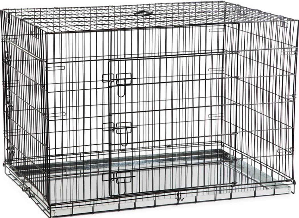 Cusca pentru caini Beeztees BENCH 2-DOORS Black