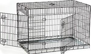 Cusca pentru caini Beeztees BENCH 2-DOORS Black