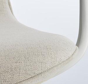 Fotoliu de birou IKEA Langfjall rotativ cu brate Gunnared Bej/Alb