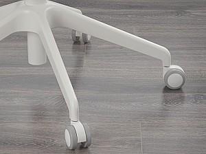 Fotoliu de birou IKEA Langfjall rotativ cu brate Gunnared Bej/Alb