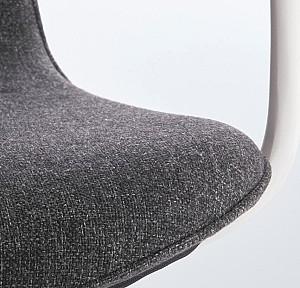 Fotoliu de birou IKEA Langfjall rotativ cu brate/spatar inalt Gri inchis/Alb