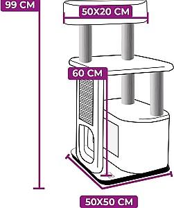 Ansamblu pentru pisici PETREBELS LITTLE ROCK 99 Cream