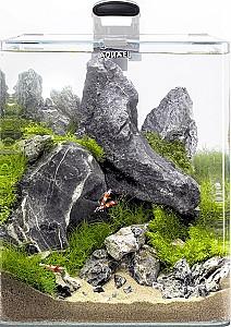 Acvariu Aquael OPTIBENT Set 30 alb