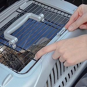 Transportator de pisici Ferplast ATLAS DELUXE 10 OPEN Blue