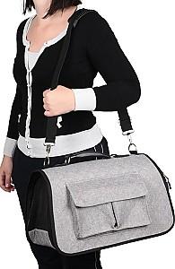 Transportator de caini Flamingo AMY Grey