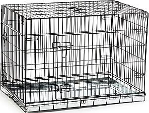 Cusca pentru caini Beeztees BENCH 2-DOORS Black 715802