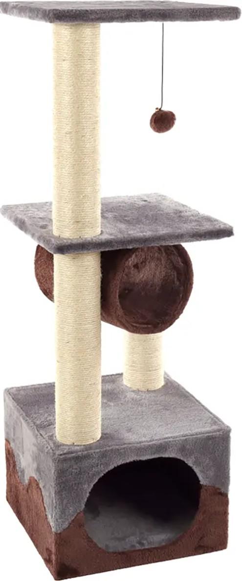 Ansamblu pentru pisici Flamingo KANGRI 5 Grey/Brown