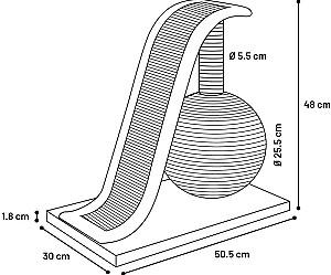 Ansamblu pentru pisici Flamingo RINA Beige