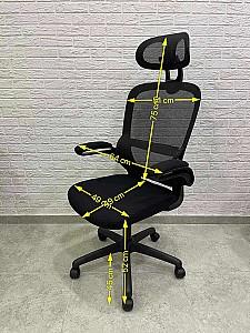 Fotoliu de birou ART Rio black