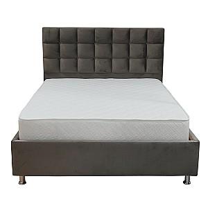 Pat VLM Nora 3D (163607) + Clasic 150x200 (2415), tapitat, de 2 persoane, cu saltea