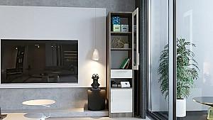 Masa de birou PS PС-110+P-43(1) truffle/chamonix deschis