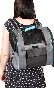 Transportator de pisici Flamingo LENIE Grey