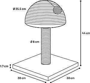 Ansamblu pentru pisici Flamingo ASHA Beige