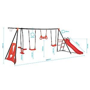 Complex de joacă 4iQ Group Max XXXL Red/Black