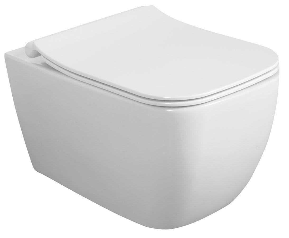 Vas WC Isvea Cubo Clear Rimless Slim