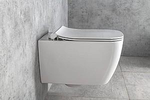 Vas WC Isvea Cubo Clear Rimless Slim