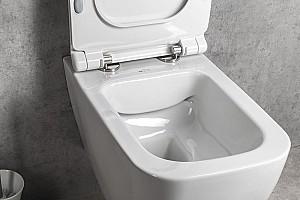 Vas WC Isvea Cubo Clear Rimless Slim