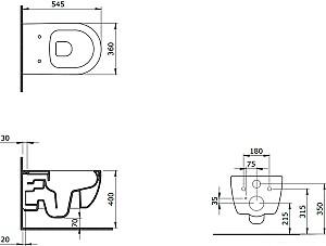 Vas WC Bocchi V Tondo