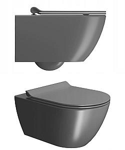 Vas WC Bocchi V Tondo Antracite Matt