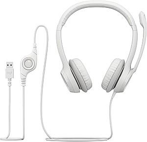 Casti Logitech H390 White