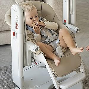 Scaun de masa multifunctional Peg Perego Tatamia Follow Me Latte