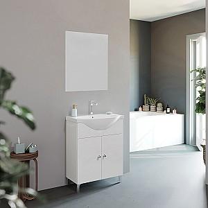 Set de mobila de baie Savini Due Best 55 Alb