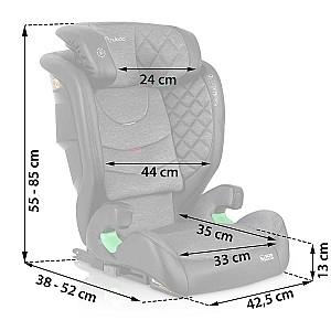 Scaun auto copii Nukido Louis Black/Grey