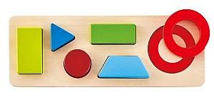 Jucarie interactiva Hape Geometry Puzzle (E1615A)