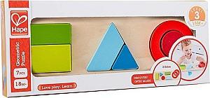 Jucarie interactiva Hape Geometry Puzzle (E1615A)
