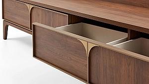 Tumba pentru televizor Dogtas GOLD 220cm Nuc (Maro)