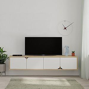 Tumba pentru televizor DECO Spark Oak/White