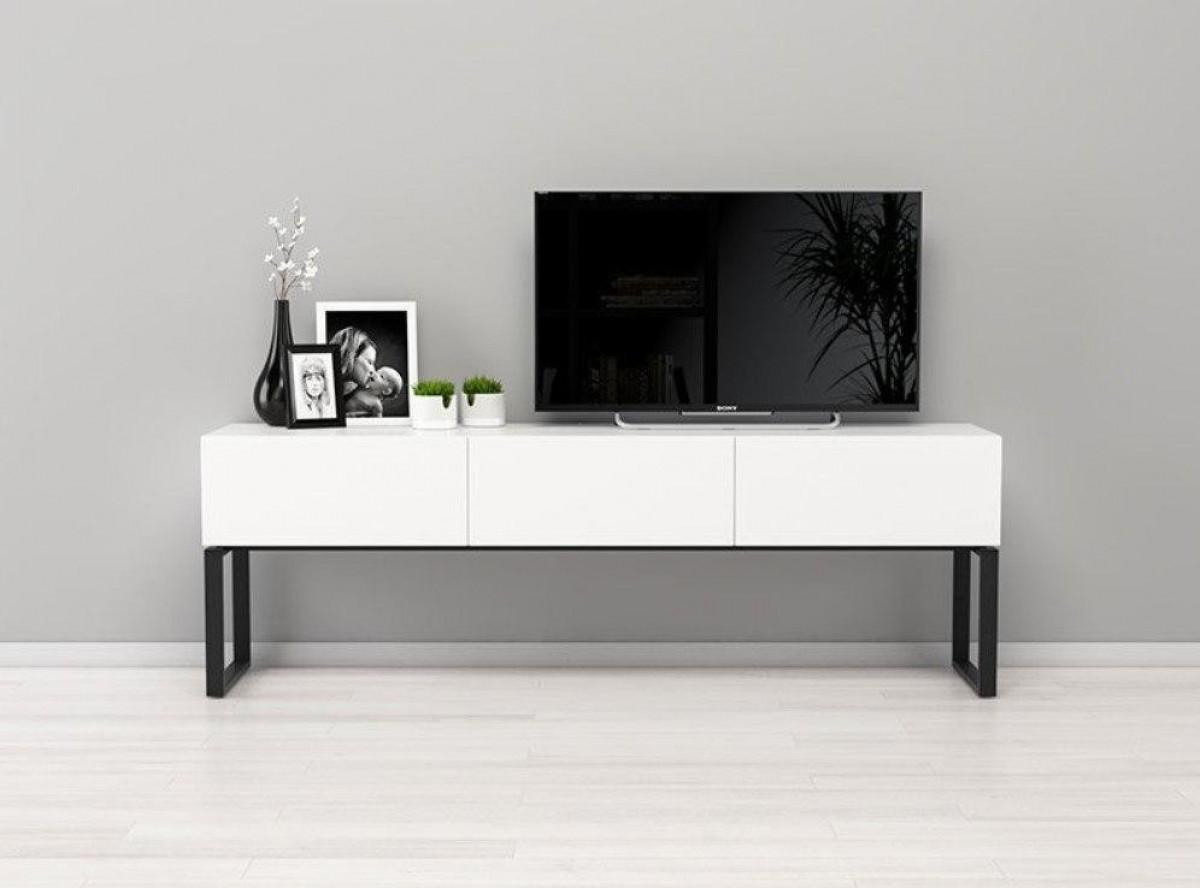 Tumba pentru televizor Indart TV White