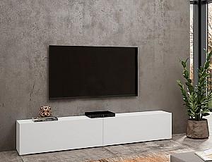 Tumba pentru televizor Helvetia Ava №40 (White/Wotan Oak)