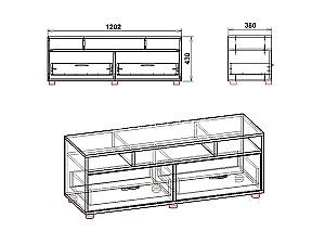 Tumba pentru televizor KompaniT Plazma Sonoma