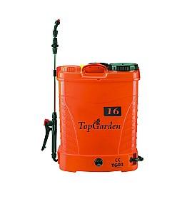 Stropitoare pulverizator TopGarden 380321 12V/8Ah/16 L